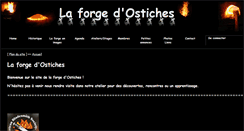 Desktop Screenshot of forge-ostiches.be